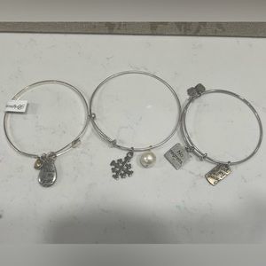 Brighton 3 piece charm bracelet
